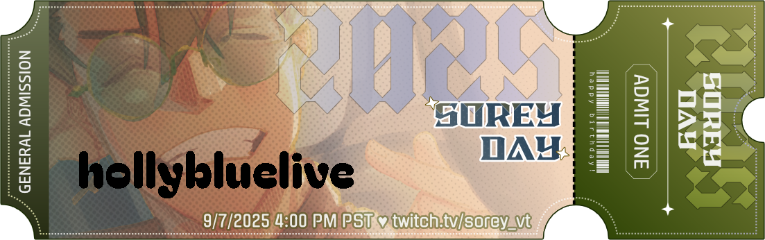 hollybluelive's ticket!