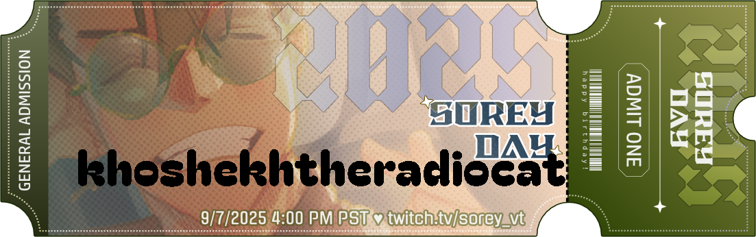 khoshekhtheradiocat's ticket!