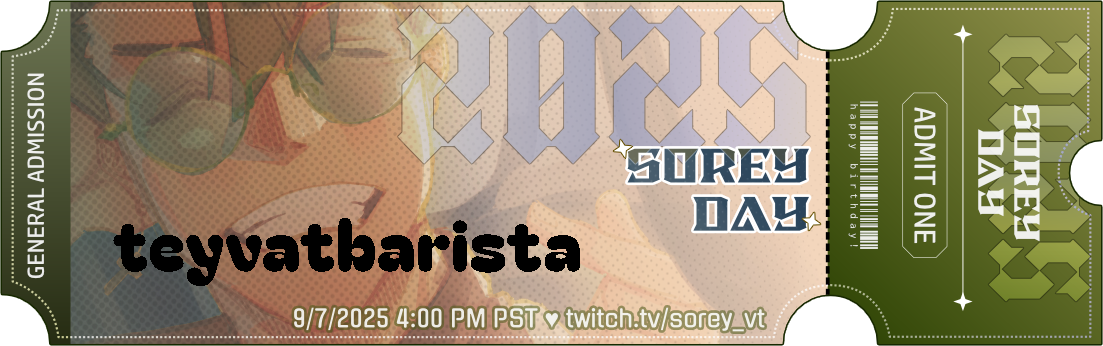 teyvatbarista's ticket!